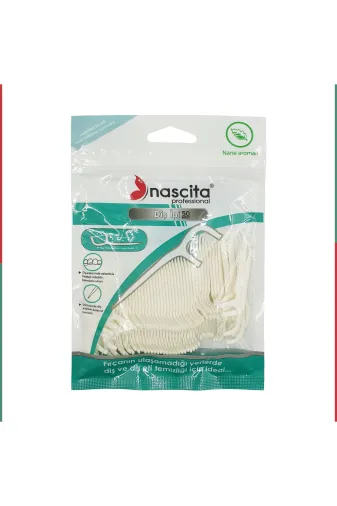 Nascita nanedişipi50lik 50 Lik Nane Aromalı Kürdanlı Diş İpi Paketi