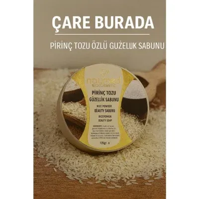 Naumed Biocosmetic - Pirinç Tozu Özlü Güzellik Sabunu