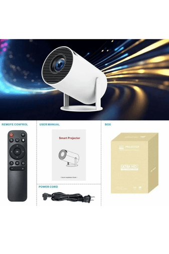NDRHY300 Ndr-Hy300 Taşınabilir Sinema Projektörü Ultra Hd Projeksi̇yon Ci̇hazi