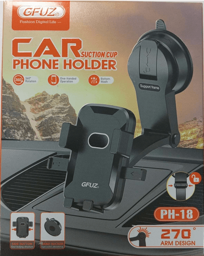 NDRph18 Ndr Ph-18 Gfuz Holder Ayarlanabilir Vantuz Tabanlı Araba Telefon Tutucusu