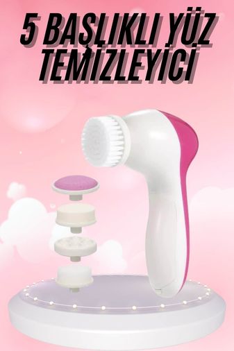 Necolabs 73643115 5 Başlıklı Titreşimli Cilt Temizleme Seti Canlandırıcı Ve Onarıcı