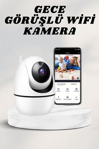 Necolabs 73643630 Wifi Kamerası Kablosuz Wifi Güvenlik Kamerası