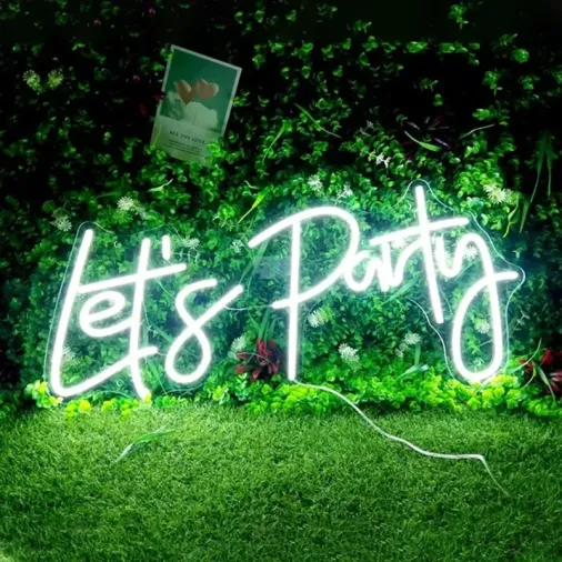 Neon Led Işıklı Parti Yazısı 40 X 18 Cm Dekorasyon