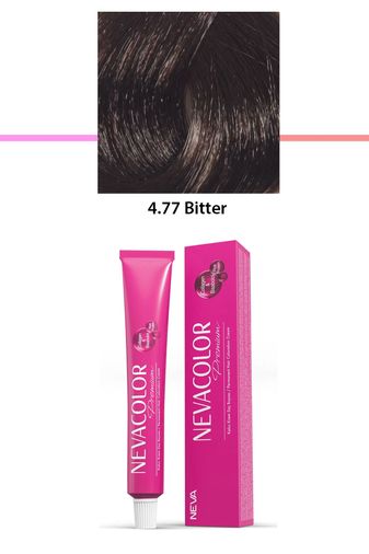 Neva Color RT-RYL-1NC1035-477 Premium 4.77 Bitter - Kalıcı Krem Saç Boyası 50 G Tüp