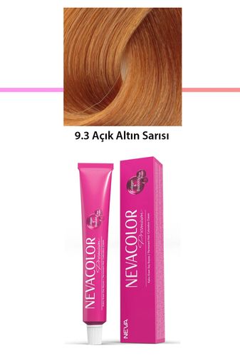 Neva Color RT-RYL-1NC1059-93 Premium 9.3 Açık Altın Sarısı - Kalıcı Krem Saç Boyası 50 G Tüp