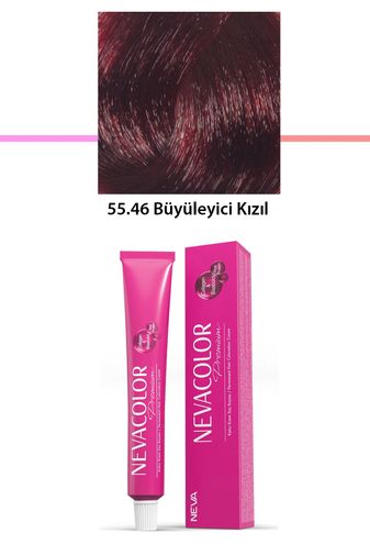 Neva Color RT-RYL-1NC1089-5546 Premium 55.46 Büyüleyici Kızıl - Kalıcı Krem Saç Boyası 50 G Tüp