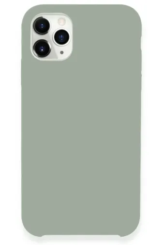 Newface Apple iPhone 11 Pro Max Kılıf Lansman Legant Silikon - Açık Gri