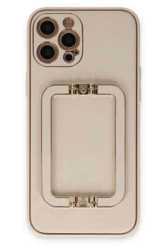Newface Apple iPhone 12 Pro Kılıf Coco Elit Kapak - Gold