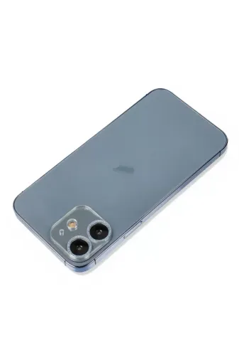 Newface Apple iPhone 12 Shine Kamera Lens Koruma Cam - Sierra Blue