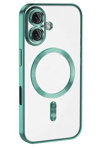 Newface Apple iPhone 16 Kılıf Kross Magneticsafe Kapak - Turkuaz