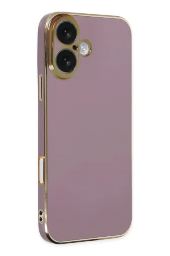 Newface Apple iPhone 16 Kılıf Volet Silikon - Mor
