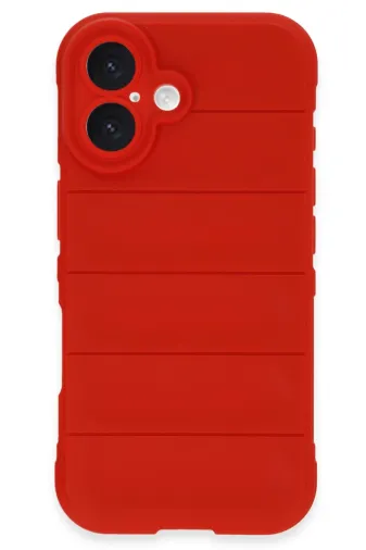 Newface Apple iPhone 16 Plus Kılıf Optimum Silikon - Kırmızı