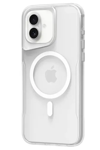 Newface Apple iPhone 16 Plus Kılıf PC Poso Magsafe Kapak - Şeffaf