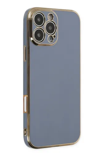 Newface Apple iPhone 16 Pro Max Kılıf Volet Silikon - Mavi