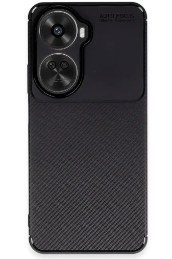 Newface Huawei Nova 12 SE Kılıf Auto Focus Karbon Kapak - Siyah