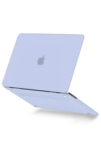 Newface Macbook Pro 13 2020 Macbook Buzlu Kapak - Lila