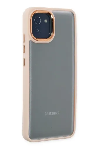 Newface Samsung Galaxy A03 Kılıf Dora Kapak - Pudra