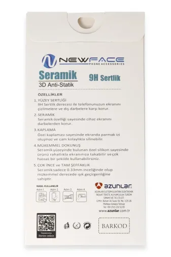 Newface Samsung Galaxy A05 3D Antistatik Seramik Nano Ekran Koruyucu