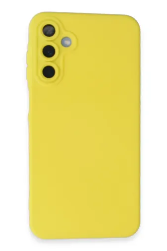 Newface Samsung Galaxy A05S Kılıf Nano içi Kadife Silikon - Sarı