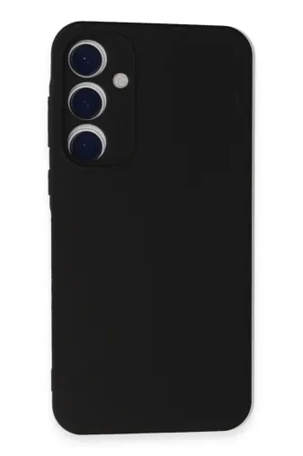 Newface Samsung Galaxy A35 5G Kılıf Nano içi Kadife Silikon - Siyah