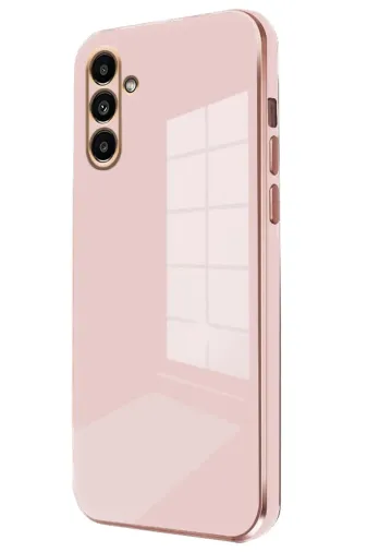 Newface Samsung Galaxy A35 5G Kılıf Volet Silikon - Pembe