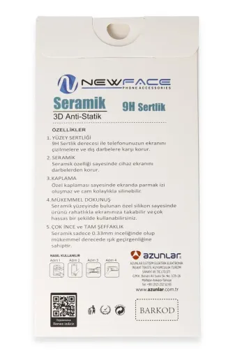 Newface Samsung Galaxy A56 3D Antistatik Seramik Nano Ekran Koruyucu