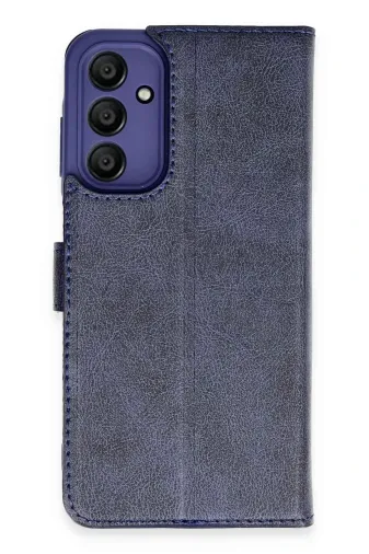 Newface Samsung Galaxy M15 Kılıf Trend S Plus Kapaklı Kılıf - Lacivert