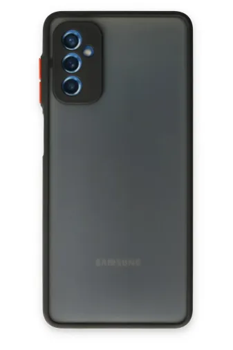Newface Samsung Galaxy M52 5G Kılıf Montreal Silikon Kapak - Siyah