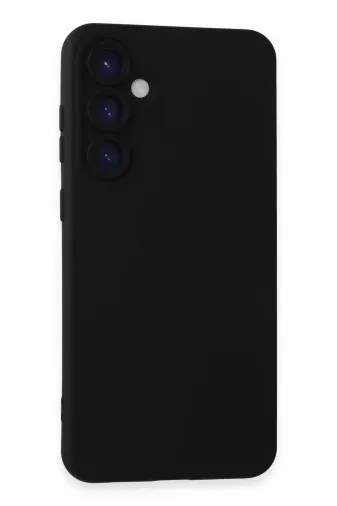 Newface Samsung Galaxy S24 Kılıf Nano içi Kadife Silikon - Siyah