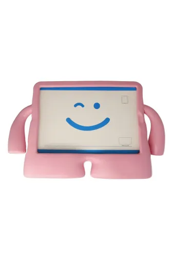 Newface Samsung Galaxy Tab A9 Plus Kılıf Karakter Tablet Silikon - Açık Pembe