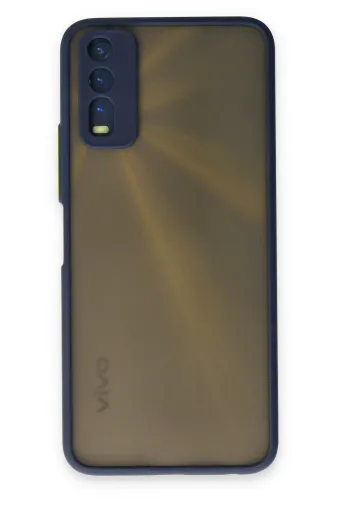 Newface Vivo Y11S Kılıf Montreal Silikon Kapak - Lacivert