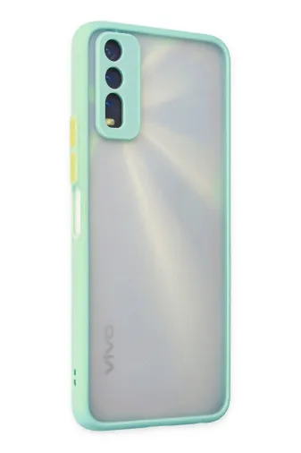Newface Vivo Y11S Kılıf Montreal Silikon Kapak - Turkuaz