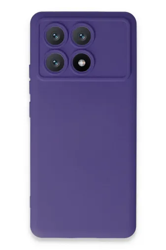 Newface Xiaomi Poco X6 Pro Kılıf Nano içi Kadife Silikon - Mor