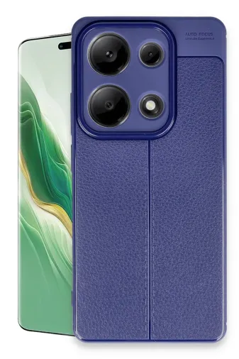 Newface Xiaomi Redmi Note 13 Pro 4G Kılıf Auto Focus Kapak - Lacivert