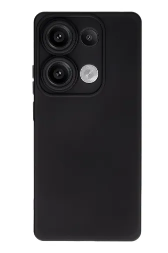 Newface Xiaomi Redmi Note 13 Pro 4G Kılıf Nano içi Kadife Silikon - Siyah