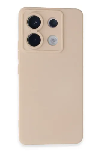 Newface Xiaomi Redmi Note 13 Pro 5G Kılıf Nano içi Kadife Silikon - Pudra