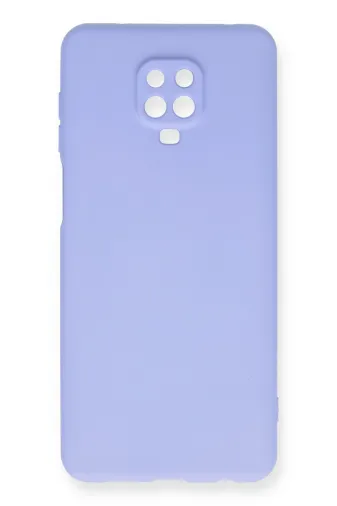 Newface Xiaomi Redmi Note 9 Pro Kılıf Nano içi Kadife Silikon - Lila