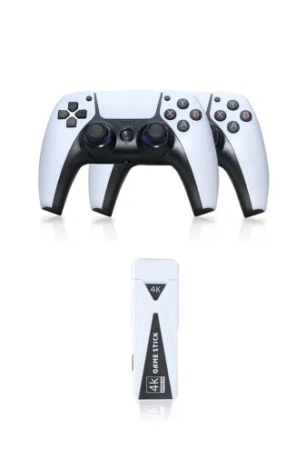 Newface Y5 64GB Android Dual Pad 4K Game Stick - Beyaz
