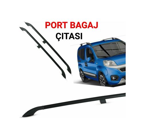 Niken 008PE260101c1 Peugeot Bipper Tavan Çıtası Portbagaj Siyah 2008+