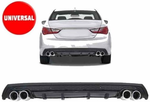 Niken 43575449 Vw Polo 6R Uyumlu Arka Tampon Altı Difüzör Siyah 2009-2017 Arası