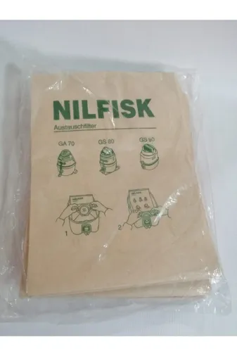 Nilfisk 0194 Ga70 Gs80 Gs90 Elektrikli Süpürge Torbası Kagıt 10 Adet