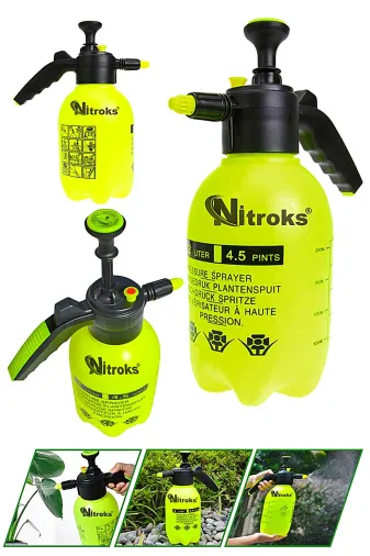 Nitroks NİTROKS-2LT Yüksek Kalite Çok Fonksiyonlu 2 Litre Basınçlı Ilaç Pompa Klima Temizleme Fıs Fıs Sprey