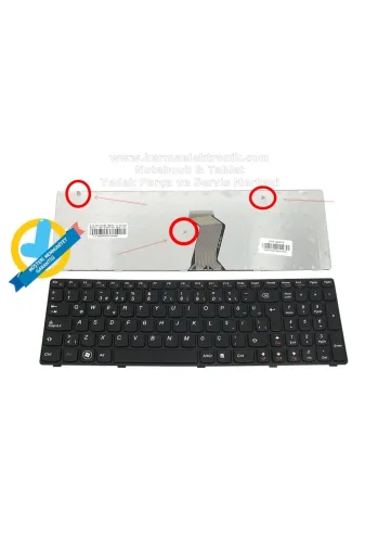 NK-KR30163A,202 Th-Lenovo Ideapad G770, G770A-Ifi Notebook Klavyesi (Siyah Tr)