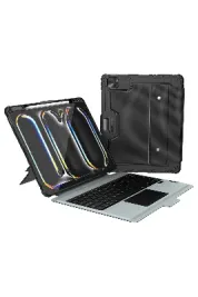 NLK-0305 Bumper Combo RGB Işıklı Klavyeli Kılıf iPad 10.2 2019/2020/2021