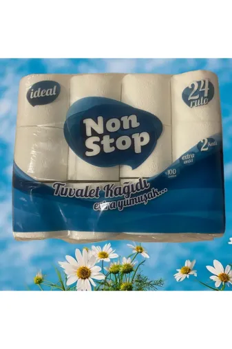 Nonstop stlmknlmss Tuvalet Kagidi 24 Rulo Cift Katli