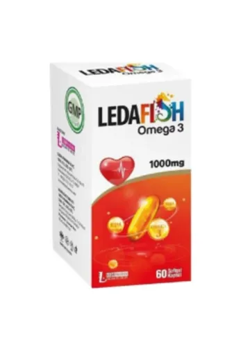 NOVAFACE 123V4T5M6NCXTY893 Std Ledafish Omega 3 1000 Mg 60 Softgel ( Teklidir )