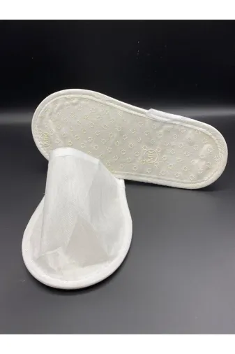 Nsb Slippers KYM100TL 100 Çift Tek Kullanımlık Otel Terliği Tela Kaymaz Taban