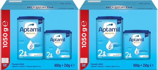 Nutrıcıa Aptamil Pronutra 1050GR (800+250GR) Devam Sütü No:2 (6-9 Ay) Avantaj Pk (2 Li Set)