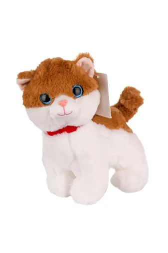 NW NessiWorld casaxmlK02.KZL2311010 Kzl-2311010 Peluş Miyavlayan Kedi -Kızılkaya Oyuncak