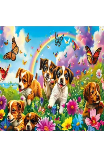 NW NessiWorld casaxmlKS.31754 31754 Playing Puppies 50 Parça Puzzle